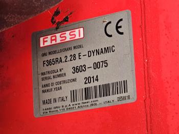 FM 460 8x4-4 / FASSI 36.5 t/m -8 x EXTENSION + WINCH